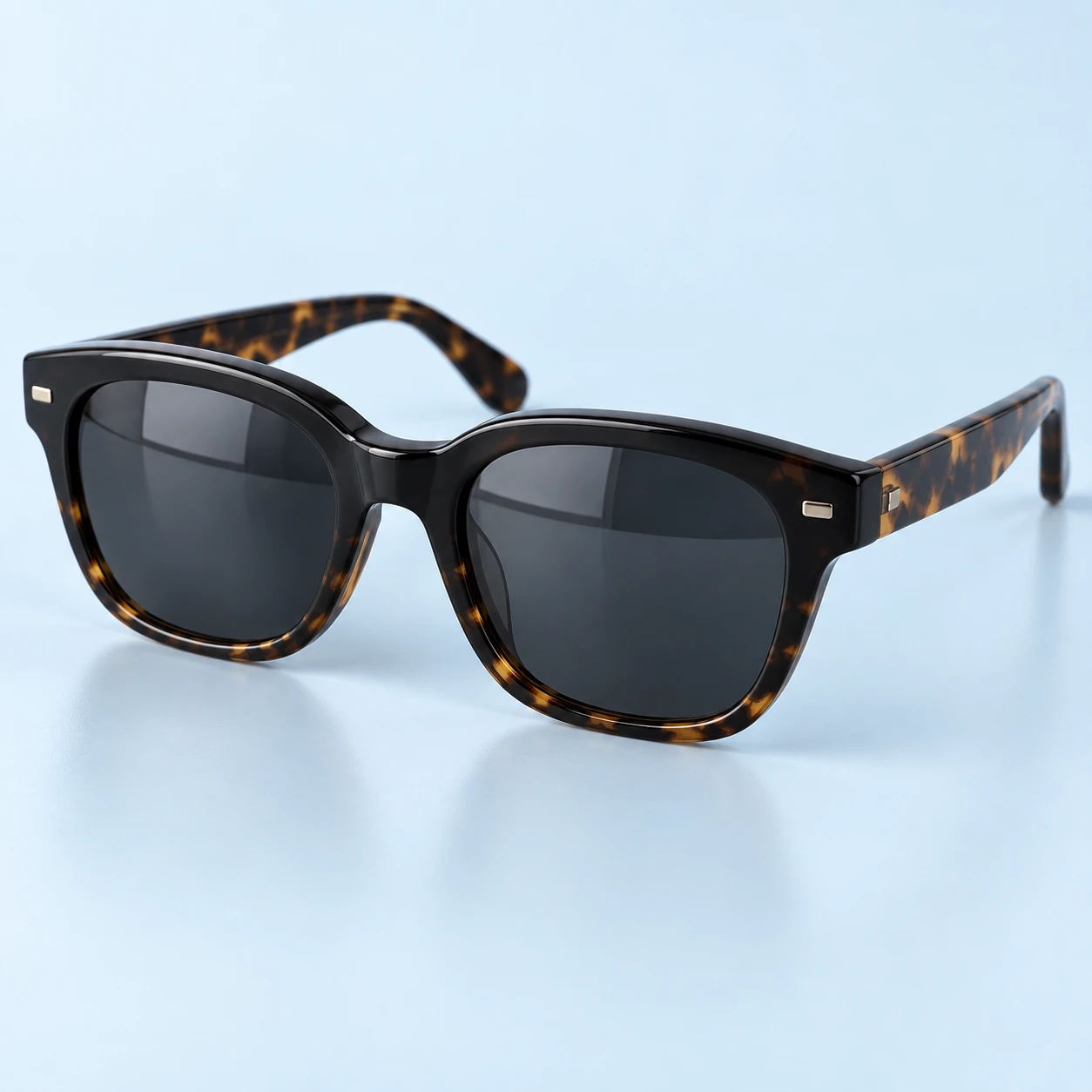 Roam 03 classic tortoiseshell sunglasses with dark lenses