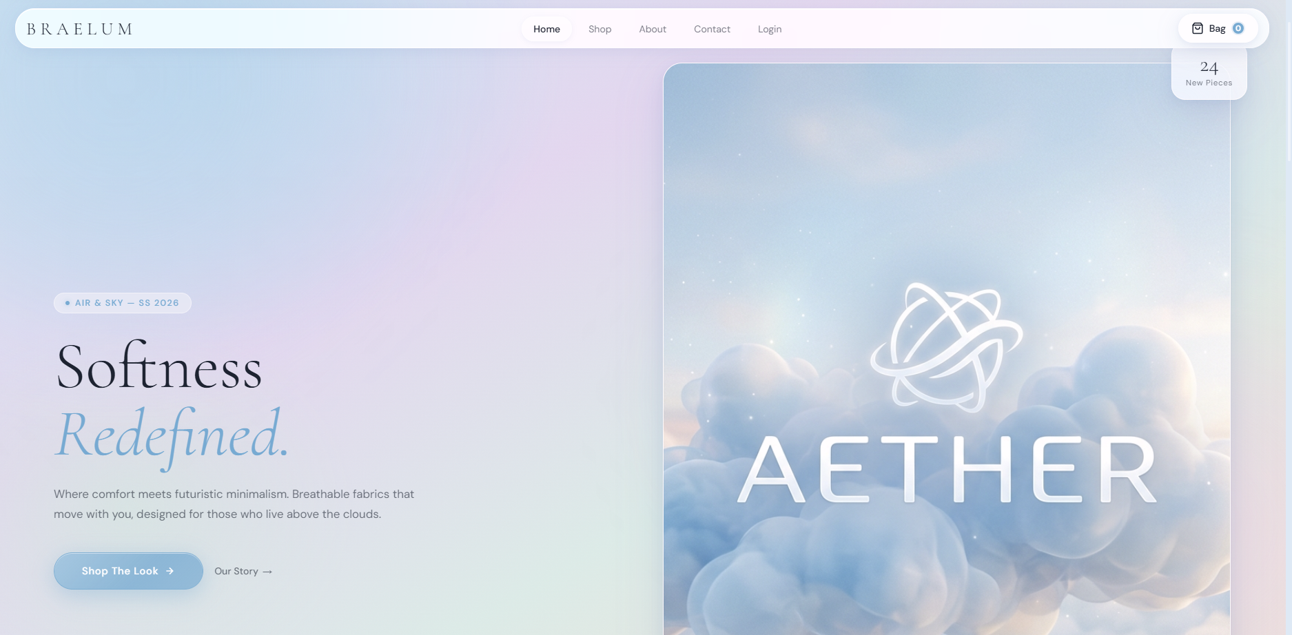 Fashion website template